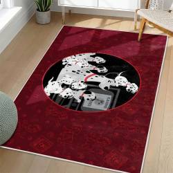 101 Dalmatians Area Rug Non-Slip Cartoon Carpet Home Decor Gift Idea For Fans OD67