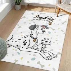 101 Dalmatians Area Rug Non-Slip Cartoon Carpet Home Decor Gift Idea For Fans OD68