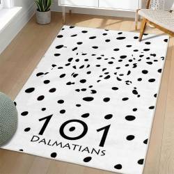 101 Dalmatians Area Rug Non-Slip Cartoon Carpet Home Decor Gift Idea For Fans OD74