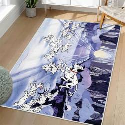 101 Dalmatians Area Rug Non-Slip Cartoon Carpet Home Decor Gift Idea For Fans OD75
