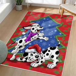 101 Dalmatians Area Rug Non-Slip Cartoon Carpet Home Decor Gift Idea For Fans OD77