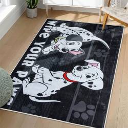 101 Dalmatians Area Rug Non-Slip Cartoon Carpet Home Decor Gift Idea For Fans OD8