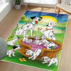 101 Dalmatians Area Rug Non-Slip Cartoon Carpet Home Decor Gift Idea For Fans OD85