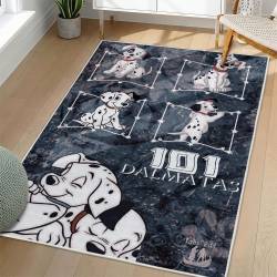 101 Dalmatians Area Rug Non-Slip Cartoon Carpet Home Decor Gift Idea For Fans OD86