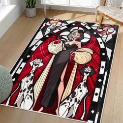 101 Dalmatians Area Rug Non-Slip Cartoon Carpet Home Decor Gift Idea For Fans OD87