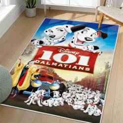 101 Dalmatians Area Rug Non-Slip Cartoon Carpet Home Decor Gift Idea For Fans OD88