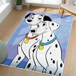 101 Dalmatians Area Rug Non-Slip Cartoon Carpet Home Decor Gift Idea For Fans OD92