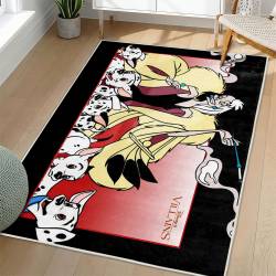 101 Dalmatians Area Rug Non-Slip Cartoon Carpet Home Decor Gift Idea For Fans OD94