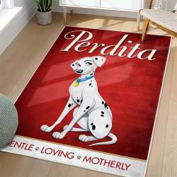101 Dalmatians Area Rug Non-Slip Cartoon Carpet Home Decor Gift Idea For Fans OD96