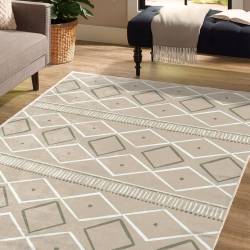 Desert Sand Tribal Aztec Seamless Area Rug Pattern LUX54