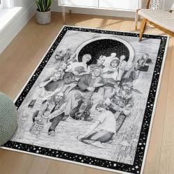 Grateful Dead Area Rug Non-slip Rock Music Carpet Gift Idea For Fans GFD52