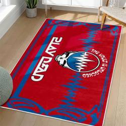 Grateful Dead Area Rug Non-slip Rock Music Carpet Gift Idea For Fans GFD78