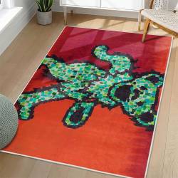 Grateful Dead Area Rug Non-slip Rock Music Carpet Gift Idea For Fans GFD80