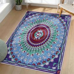 Grateful Dead Area Rug Non-slip Rock Music Carpet Gift Idea For Fans GFD92