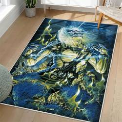 Iron Maiden Area Rug Non-slip Heavy Metal Music Carpet Gift Idea For Fans IM100