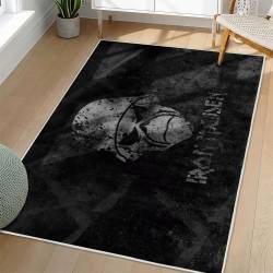 Iron Maiden Area Rug Non-slip Heavy Metal Music Carpet Gift Idea For Fans IM105