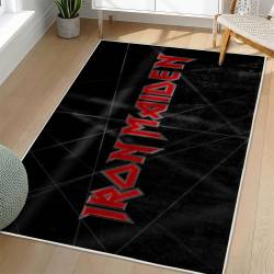 Iron Maiden Area Rug Non-slip Heavy Metal Music Carpet Gift Idea For Fans IM111