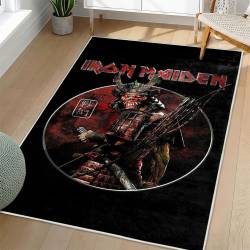 Iron Maiden Area Rug Non-slip Heavy Metal Music Carpet Gift Idea For Fans IM115