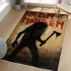 Iron Maiden Area Rug Non-slip Heavy Metal Music Carpet Gift Idea For Fans IM118
