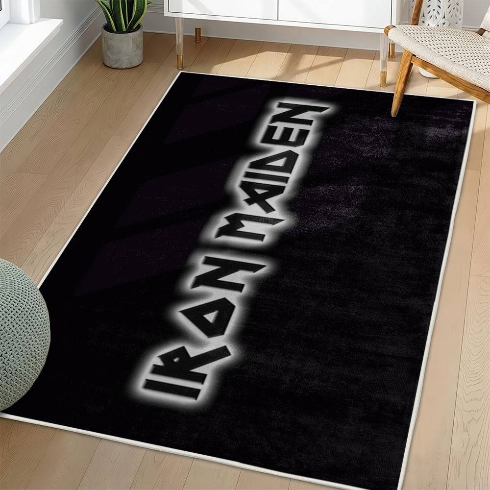 Iron Maiden Area Rug Non-slip Heavy Metal Music Carpet Gift Idea For Fans IM122