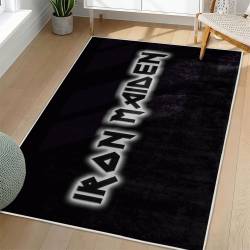Iron Maiden Area Rug Non-slip Heavy Metal Music Carpet Gift Idea For Fans IM122