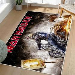 Iron Maiden Area Rug Non-slip Heavy Metal Music Carpet Gift Idea For Fans IM128