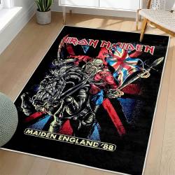 Iron Maiden Area Rug Non-slip Heavy Metal Music Carpet Gift Idea For Fans IM129
