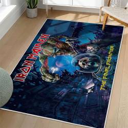 Iron Maiden Area Rug Non-slip Heavy Metal Music Carpet Gift Idea For Fans IM136