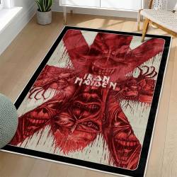 Iron Maiden Area Rug Non-slip Heavy Metal Music Carpet Gift Idea For Fans IM140