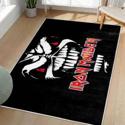 Iron Maiden Area Rug Non-slip Heavy Metal Music Carpet Gift Idea For Fans IM141