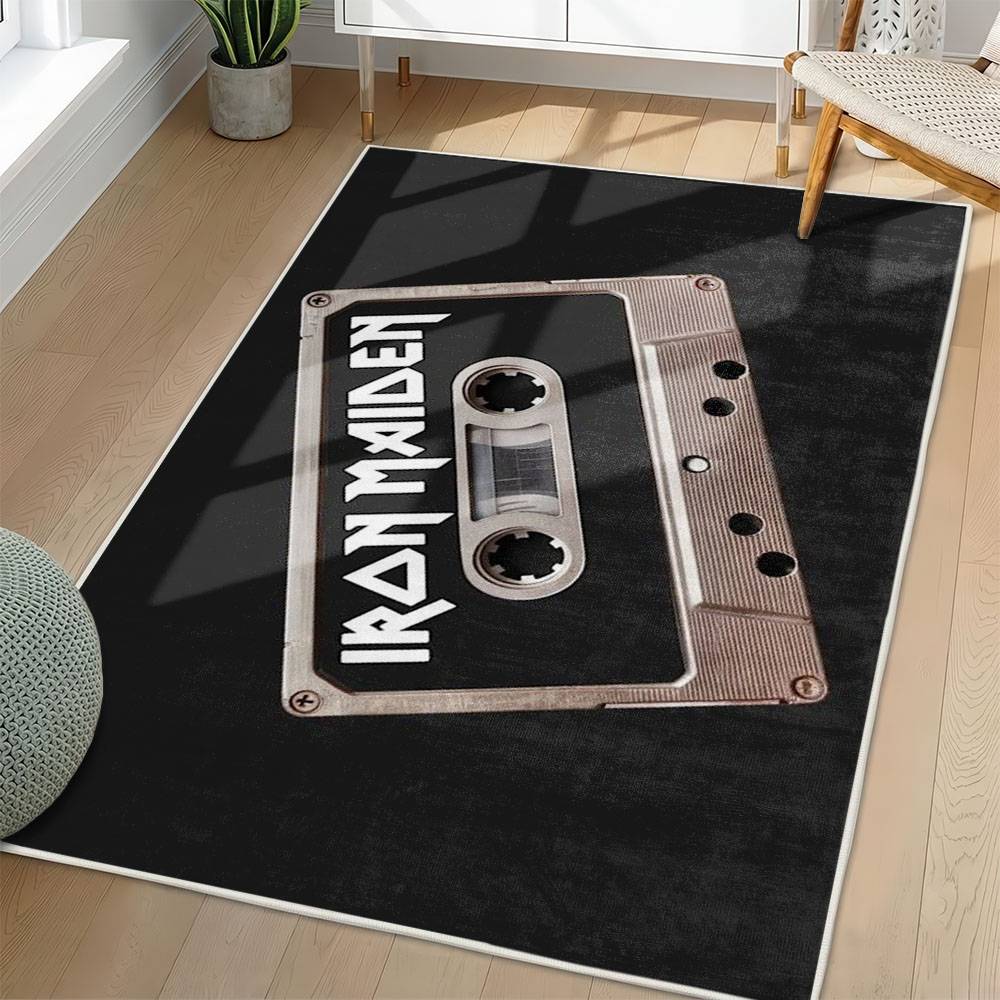 Iron Maiden Area Rug Non-slip Heavy Metal Music Carpet Gift Idea For Fans IM143