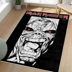 Iron Maiden Area Rug Non-slip Heavy Metal Music Carpet Gift Idea For Fans IM144