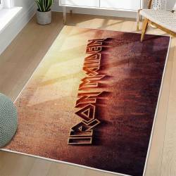 Iron Maiden Area Rug Non-slip Heavy Metal Music Carpet Gift Idea For Fans IM146