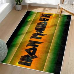 Iron Maiden Area Rug Non-slip Heavy Metal Music Carpet Gift Idea For Fans IM153