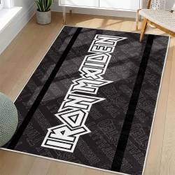 Iron Maiden Area Rug Non-slip Heavy Metal Music Carpet Gift Idea For Fans IM156