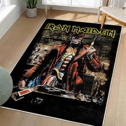 Iron Maiden Area Rug Non-slip Heavy Metal Music Carpet Gift Idea For Fans IM158