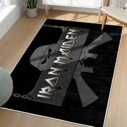 Iron Maiden Area Rug Non-slip Heavy Metal Music Carpet Gift Idea For Fans IM163