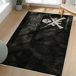 Iron Maiden Area Rug Non-slip Heavy Metal Music Carpet Gift Idea For Fans IM167