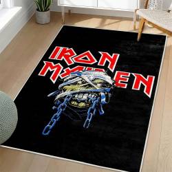 Iron Maiden Area Rug Non-slip Heavy Metal Music Carpet Gift Idea For Fans IM168
