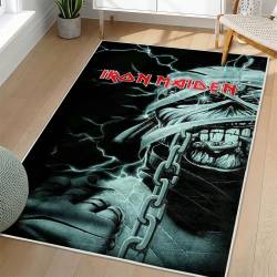 Iron Maiden Area Rug Non-slip Heavy Metal Music Carpet Gift Idea For Fans IM180