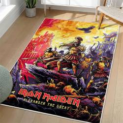 Iron Maiden Area Rug Non-slip Heavy Metal Music Carpet Gift Idea For Fans IM184