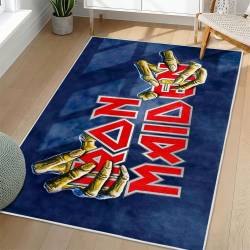 Iron Maiden Area Rug Non-slip Heavy Metal Music Carpet Gift Idea For Fans IM188