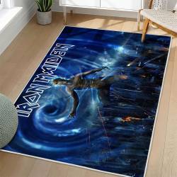 Iron Maiden Area Rug Non-slip Heavy Metal Music Carpet Gift Idea For Fans IM47