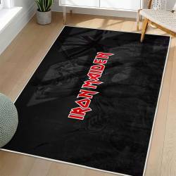 Iron Maiden Area Rug Non-slip Heavy Metal Music Carpet Gift Idea For Fans IM50