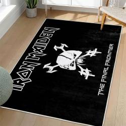 Iron Maiden Area Rug Non-slip Heavy Metal Music Carpet Gift Idea For Fans IM52