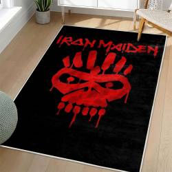 Iron Maiden Area Rug Non-slip Heavy Metal Music Carpet Gift Idea For Fans IM53