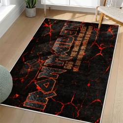 Iron Maiden Area Rug Non-slip Heavy Metal Music Carpet Gift Idea For Fans IM54