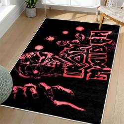 Iron Maiden Area Rug Non-slip Heavy Metal Music Carpet Gift Idea For Fans IM64