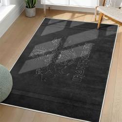 Iron Maiden Area Rug Non-slip Heavy Metal Music Carpet Gift Idea For Fans IM71