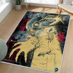Iron Maiden Area Rug Non-slip Heavy Metal Music Carpet Gift Idea For Fans IM74